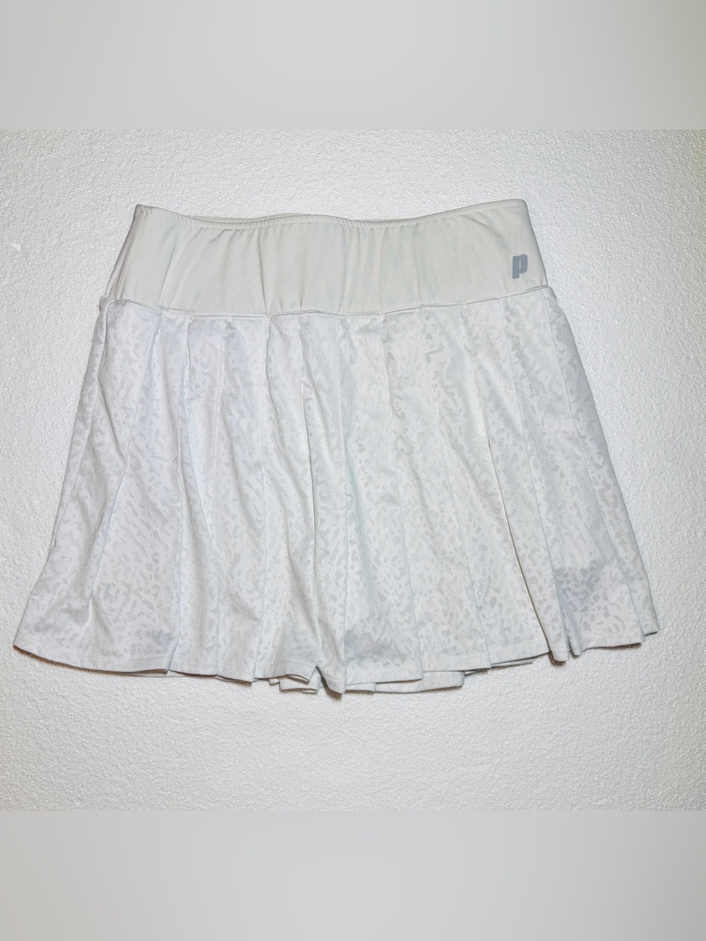 Prince Women’s Athletic Lace Pleated Skort Built In Short Tennis Off White S